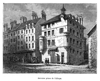 Révolution française. Prison de l'Abbaye.
