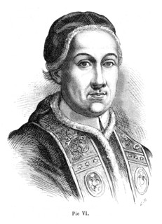 Giannangelo, comte Braschi, né à Césène, en Romagne, le 25 décembre 1717, mort à Valence le 29 août