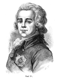 Paul Ier de Russie (né le 1er octobre 1754 - assassiné le 23 mars 1801) fut empereur de Russie de