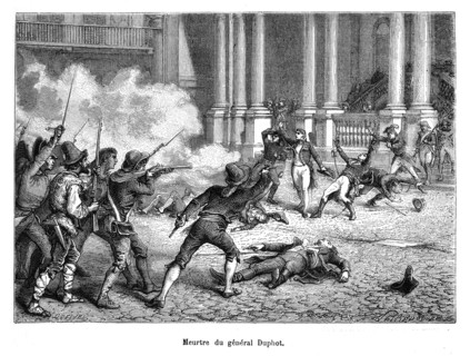 Meurtre du général Duphot. Léonard Mathurin Duphot, (né à Lyon au faubourg de la Guillotière, le 21