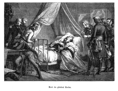 Mort de Hoche. Louis Lazare Hoche, né le 25 juin 1768 dans le faubourg de Montreuil à Versailles et