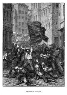 La révolte des Canuts, à Lyon (France), en novembre 1831