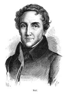 Mathieu Molé. Le comte Mathieu Louis Molé est un homme politique français né à Paris le 24 janvier