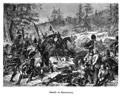 La bataille de Hohenlinden eu lieu le 12 frimaire an IX (3 décembre 1800) entre les troupes