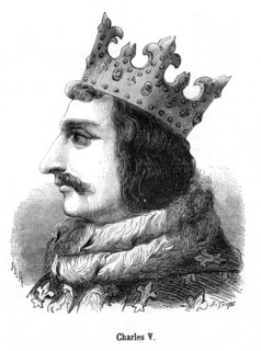 Charles V de France, dit Charles le Sage (né à Vincennes, le 21 janvier 1338 - mort à