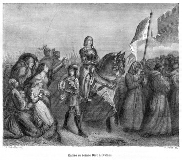 Entrée de Jeanne d'Arc à Orléans.