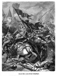 Jeanne d'Arc capturée devant Compiègne.