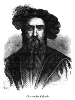 Christophe Colomb (né en 1451 à Gênes - mort le 20 mai 1506 à Valladolid, Espagne), est le premier