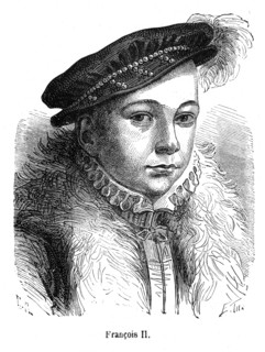 François II (Fontainebleau, le 19 janvier 1544 - Orléans, le 5 décembre 1560), fut roi de France de