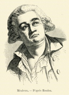 Honorable Gabriel Riqueti, count of Mirabeau
