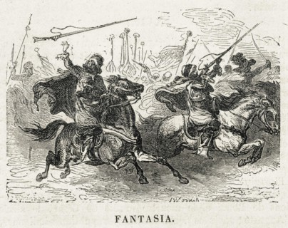 Fantasia. Chevaux. Maghreb. Algérie.
