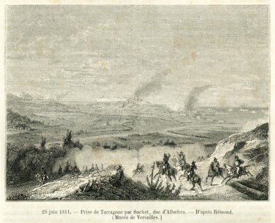 28 juin 1811. Prise de Tarragone par Suchet, duc d'Albufera. D'après Rémond (Musée de versailles).