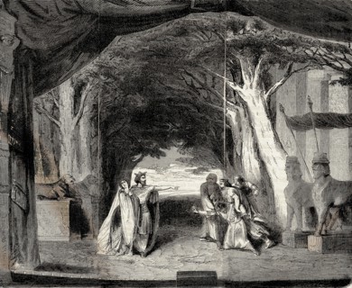 Théâtre français (1864). Esther, acte III scène IV.