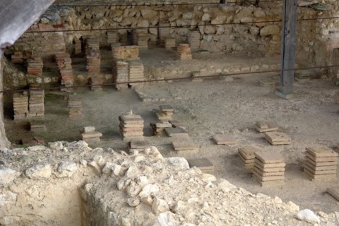 Fouille gallo-romaines de Séviac. Gers. La villa gallo-romaine de Séviac restitue le cadre de vie