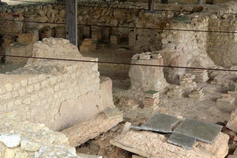 Fouille gallo-romaines de Séviac. Gers. La villa gallo-romaine de Séviac restitue le cadre de vie