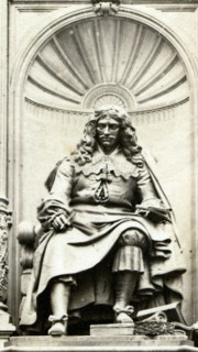 Fontaine Molière (1622-1673)(détail). Photo début 20e.