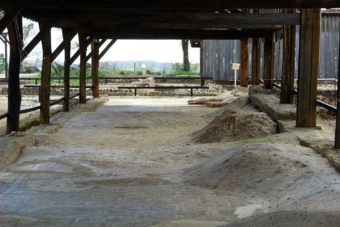 Fouille gallo-romaines de Séviac. Gers. La villa gallo-romaine de Séviac restitue le cadre de vie