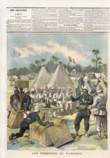 Le Petit Journal (supplément Illustré) du Samedi 31 décembre 1892. N° 110. Les étrennes au Dahomey.