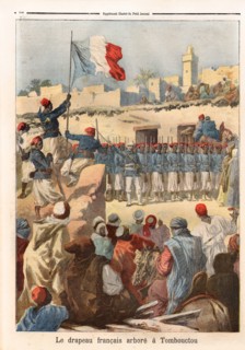 Le Petit Journal (supplément Illustré) du Lundi 12 février 1894. N° 169. Le drapeau français arboré