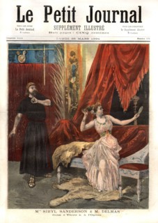 Madame Sibyl Sanderson and Mr Delmas