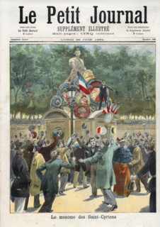 Le Petit Journal (supplément Illustré) du Lundi 25 juin 1894. N° 188. Le monôme des Saint-Cyriens.