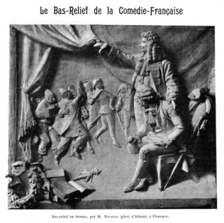 Comédie Française. Bas-relief en bronze, par M. Rivalta.