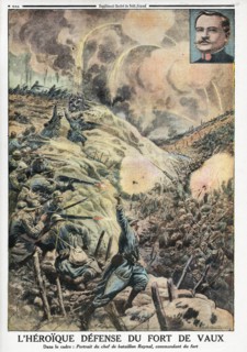 Heroic defense of the fort of Vaux