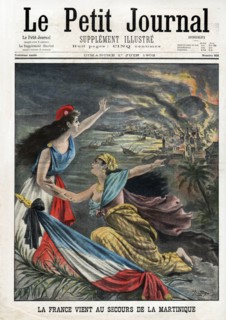 Montagne Pelée. La France vient au secours de la Martinique.