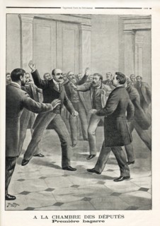 Le Petit Journal (supplément Illustré) du Dimanche 12 juin 1902. N° 605. Bagarre à la Chambre des