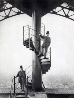 Eiffel at the top of the Tower