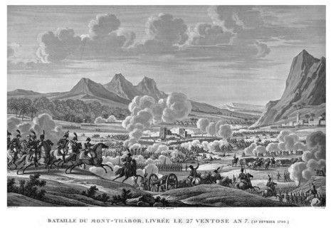 Epopée napoléonienne. Napoléon 1er. Bataille du Mont-Thabor, livrée le 27 Ventôse de l'An VII. 17