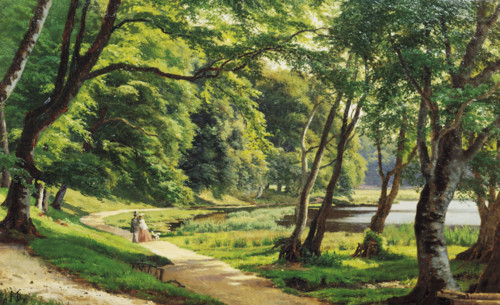 Henrichsen, Promenade dans le parc