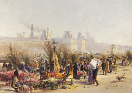 Fraipont, Marché aux fleurs sur les Bords de Seine