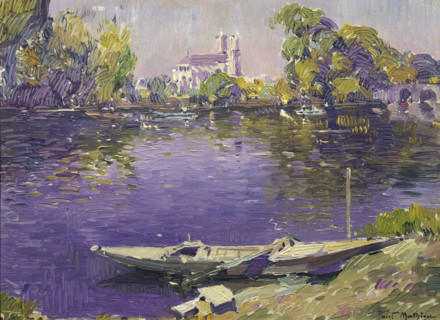 Mathieu, La Seine Passant à Mantes