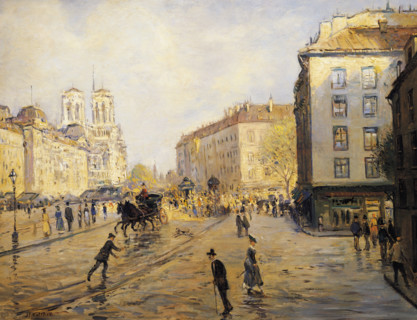 Raffaelli, Quai des Grands Augustins
