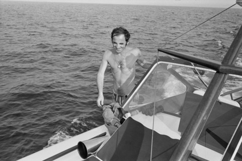 Charles Aznavour en vacances à La Napoule