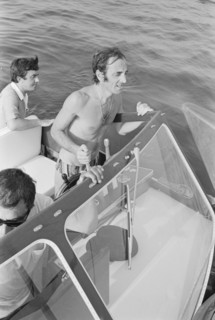 Charles Aznavour en vacances à La Napoule