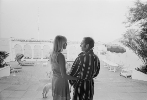 Charles Aznavour en vacances à La Napoule