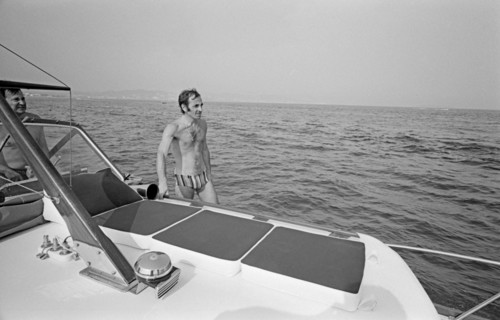 Charles Aznavour en vacances à La Napoule
