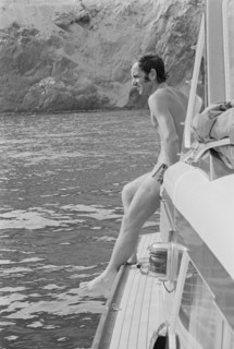 Charles Aznavour en vacances à La Napoule