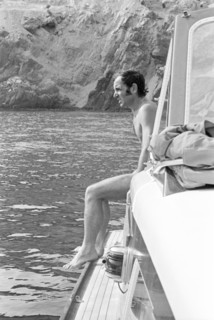 Charles Aznavour en vacances à La Napoule