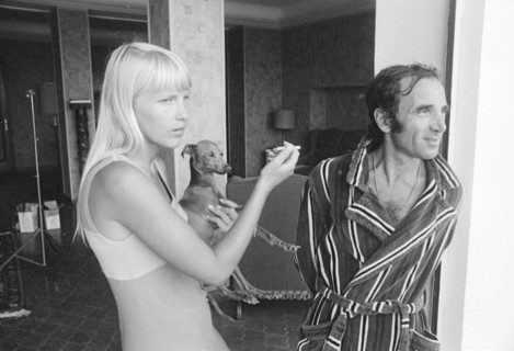 Charles Aznavour en vacances à La Napoule
