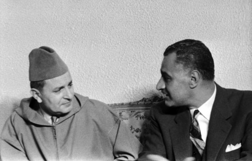 Conférence de Casablanca, Mohammed V et Nasser (1961)