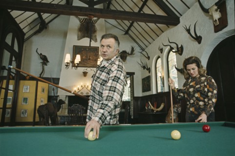 Jean Richard et son épouse