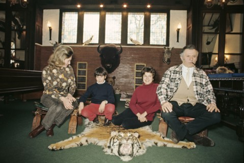 Jean Richard en famille