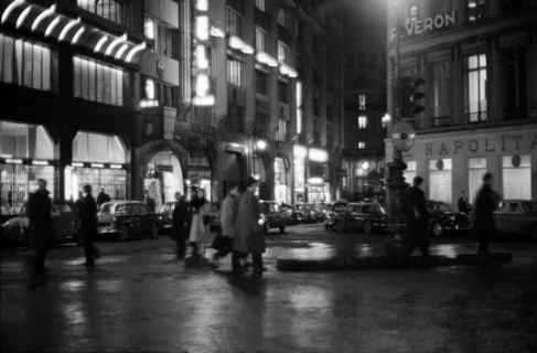 Rue Louis le Grand à Paris, 1958