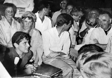 Sacha Distel et Georges Pompidou