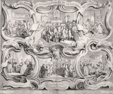 The Lottery, 1751. Artist: Nathaniel Parr
