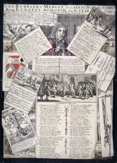 'The Bubblers Medley, or a Sketch of the Times', 1720. Artist: Anon