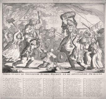 Dutch satire on the South Sea Bubble, 1720. Artist: Anon